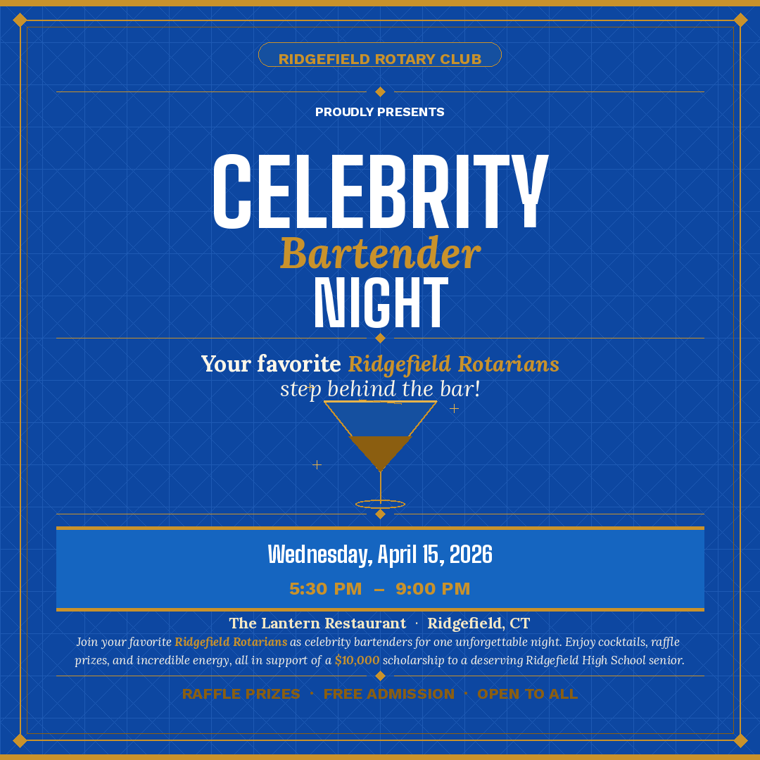 Rotaty Club Celebrity bartendeder 2026